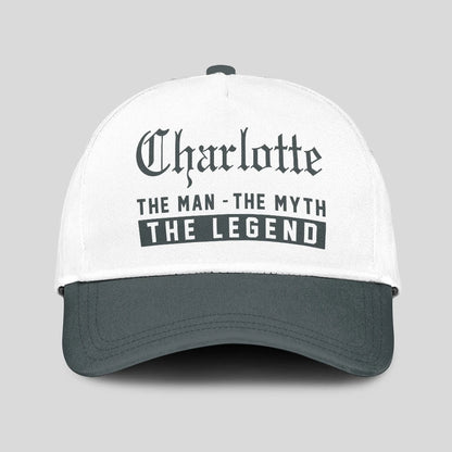 The Man The Myth The Legend Luxury Cap CHARLOTTE 13K1 C39PF