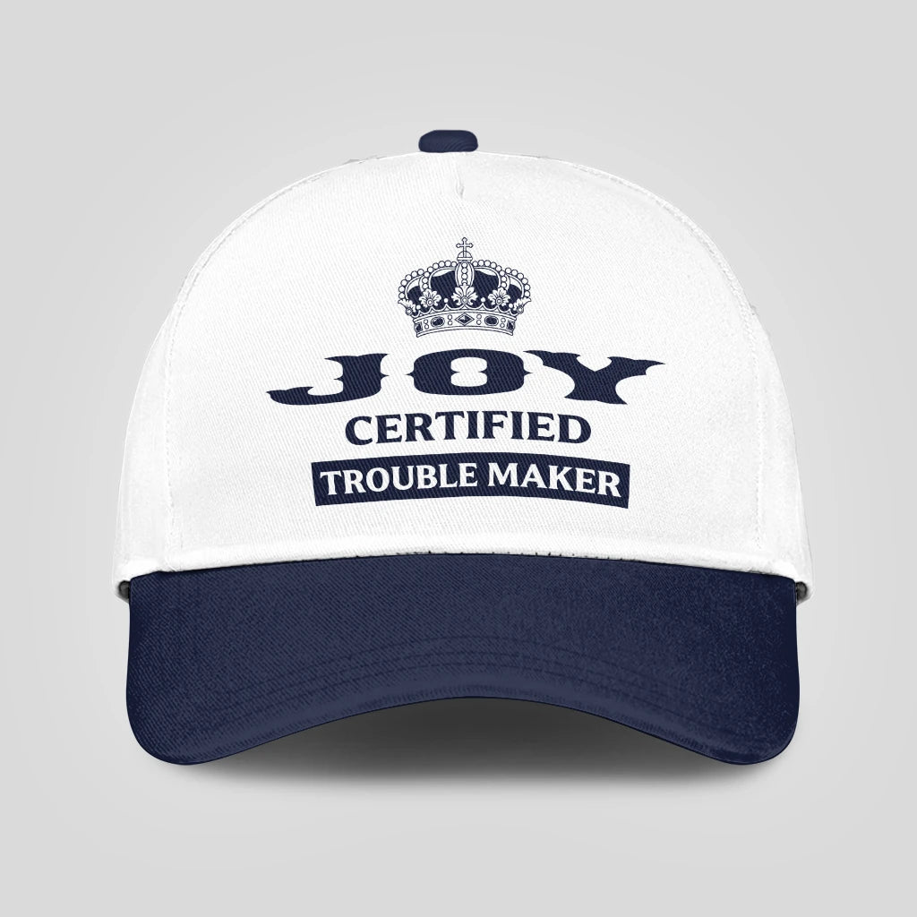 Certified Your Name Trouble Maker Washed Cap JOY 13K1 C148PF
