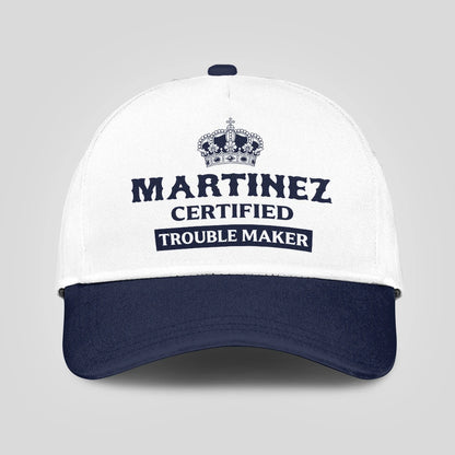 Certified Your Name Trouble Maker Washed Cap MARTINEZ 13K1 C148PF