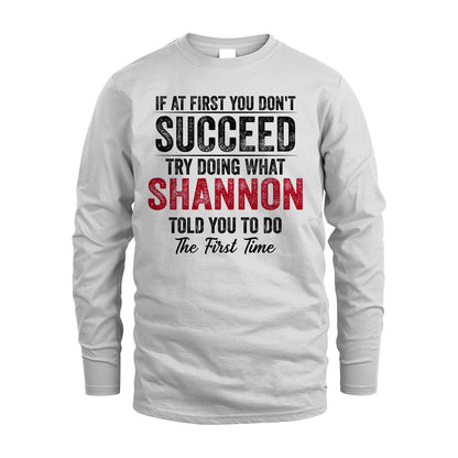 SHANNON 13K1-357 If At First You Don't Succeed...