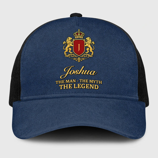 The Man The Myth The Legend Royal Blue Mesh Cap JOSHUA 13K1 C187PF