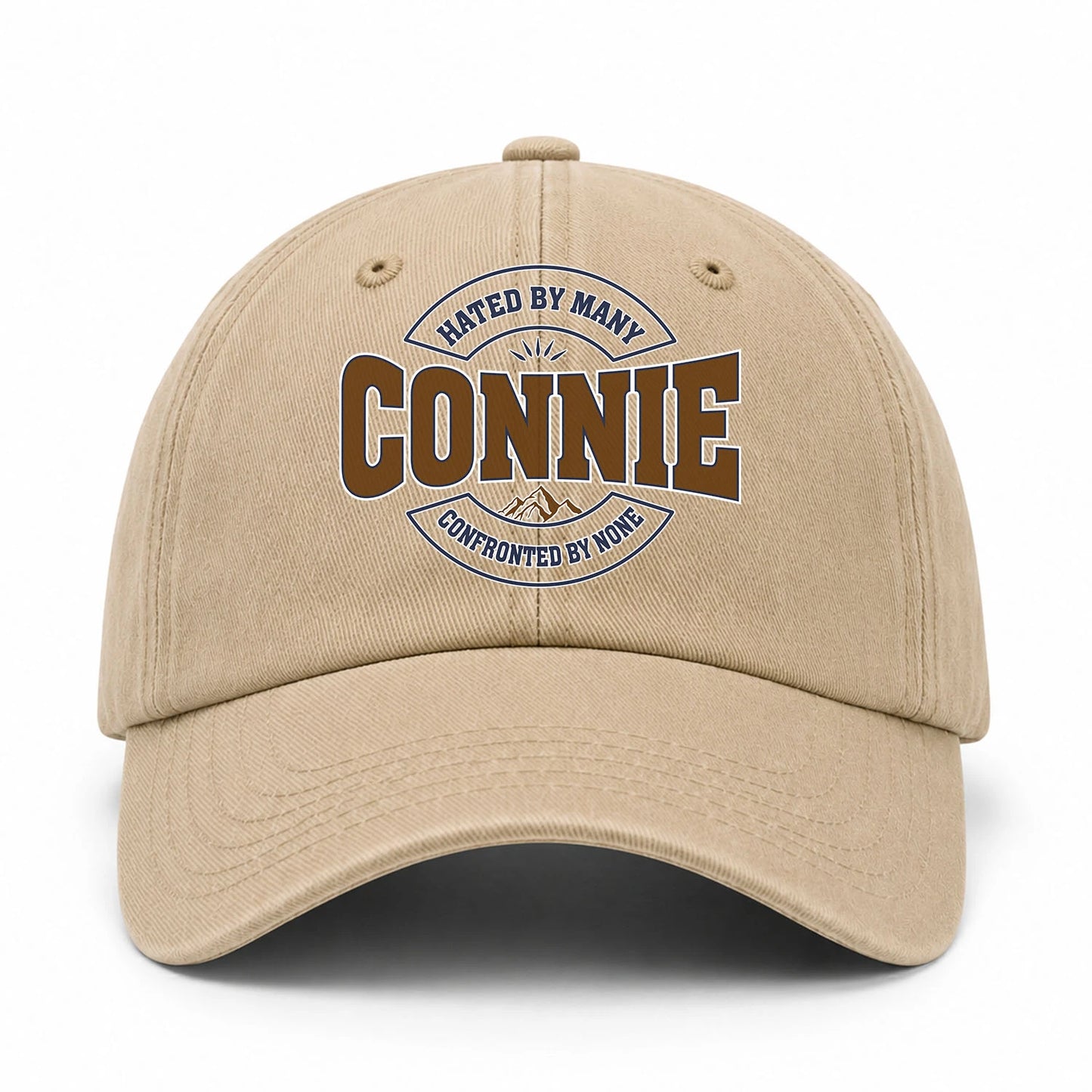 Hated By Many Confronted By None Washed Cap CONNIE 13K1 C36PF