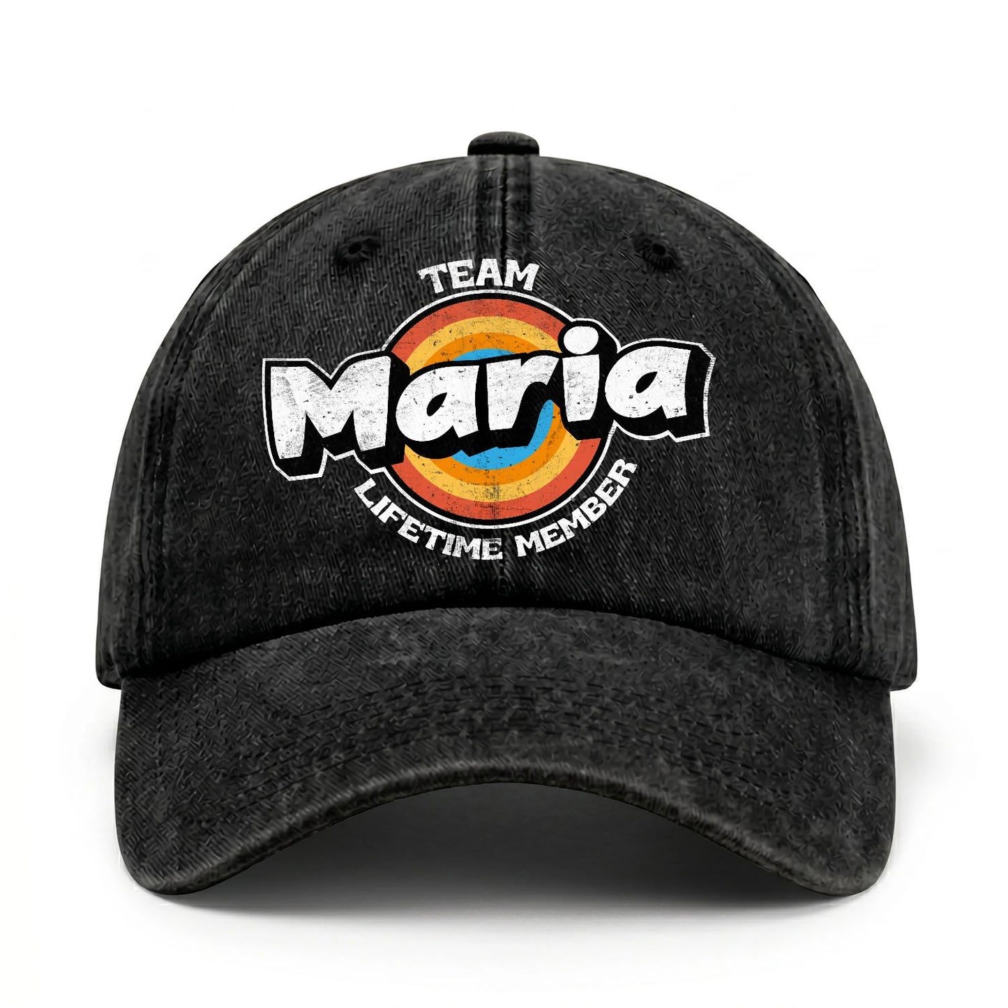 Team Your Name Lifetime Member Logo Cap MARIA 13K1 C66PF