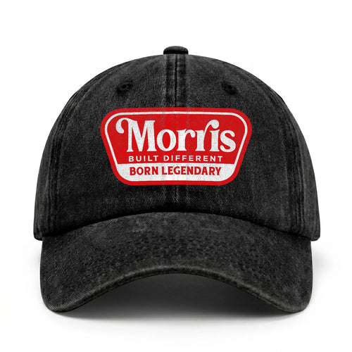 Built Different Born Legendary Red Logo Washed Cap MORRIS 13K1 C63PF