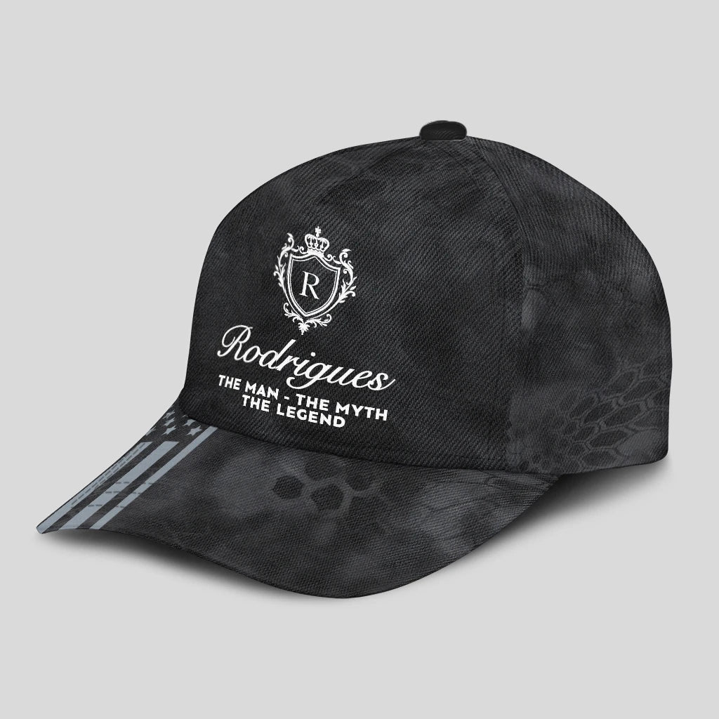 The Man The Myth The Legend America Black Camo Cap RODRIGUES 13K1 C173PF
