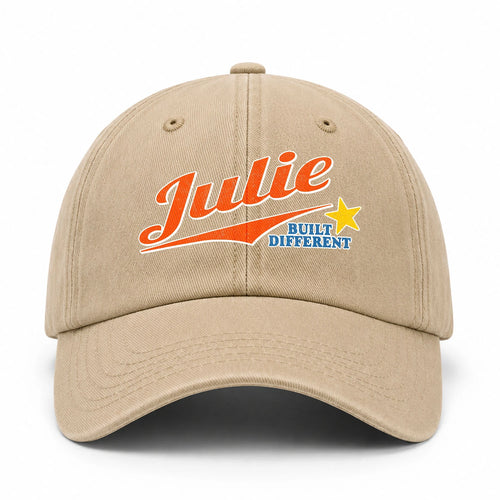 Your Name Built Different Logo Washed Cap JULIE 13K1 C56PF
