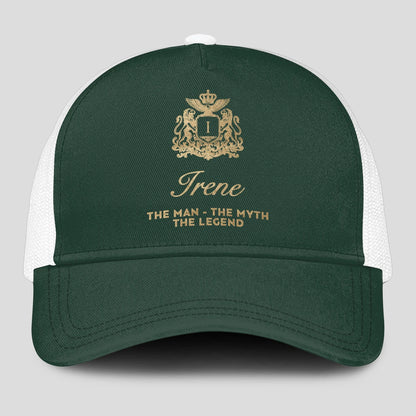 The Man The Myth The Legend Sage Green Mesh Cap IRENE 13K1 C192PF