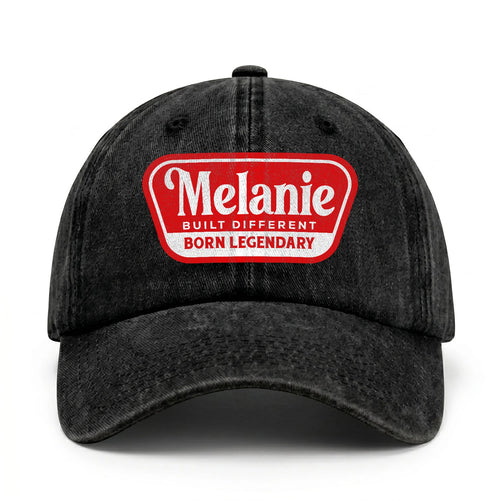 Built Different Born Legendary Red Logo Washed Cap MELANIE 13K1 C63PF