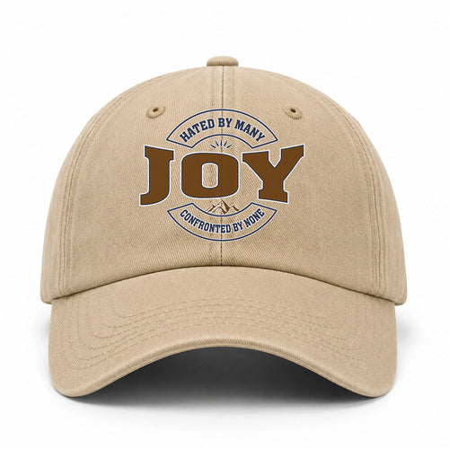 Hated By Many Confronted By None Washed Cap JOY 13K1 C36PF