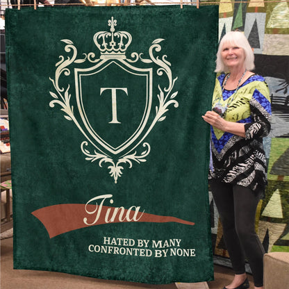 Hated by Many Confronted by None Old Money Blanket TINA 13K1 BK19