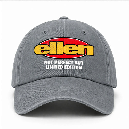 Your Name Not Perfect But Limited Edition Red Logo Washed Cap ELLEN 13K1 C84PF