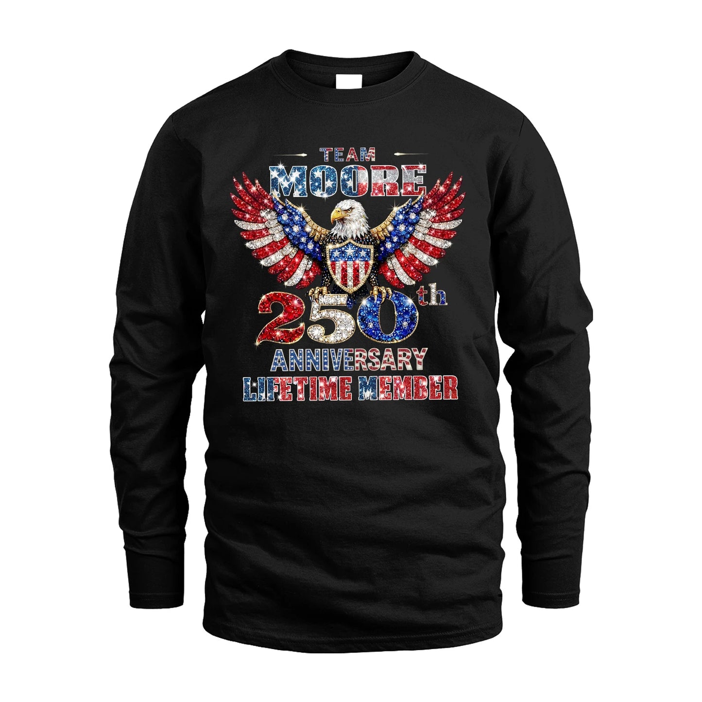 MOORE 13K1-523 Personalized "Team...Lifetime Member" America 250 Design