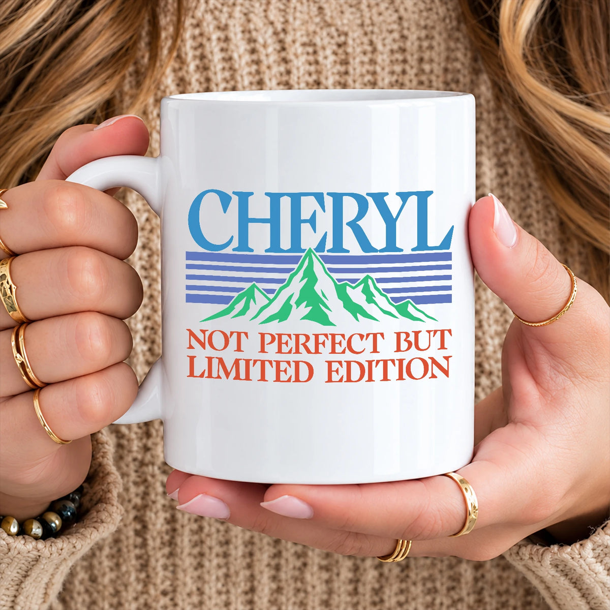 Not Perfect But Limited Eidition Retro Mountain Mug CHERYL 13K1 MG29