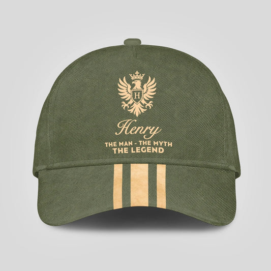 The Man The Myth The Legend King Eagle Golden And Olive Cap HENRY 13K1 C150PF