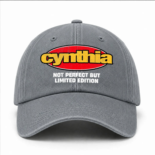 Your Name Not Perfect But Limited Edition Red Logo Washed Cap CYNTHIA 13K1 C84PF
