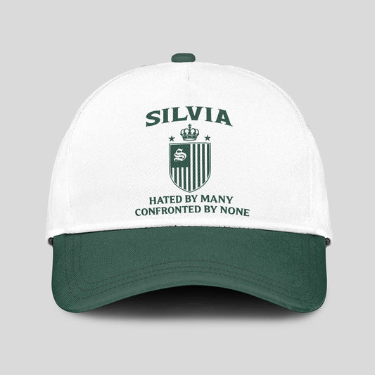 Hated By Many Confronted By None Luxury Logo Cap SILVIA 13K1 C41PF
