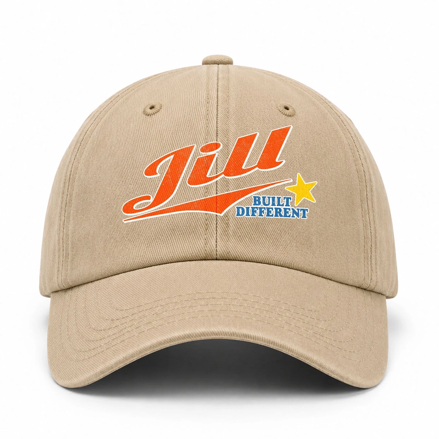 Your Name Built Different Logo Washed Cap JILL 13K1 C56PF