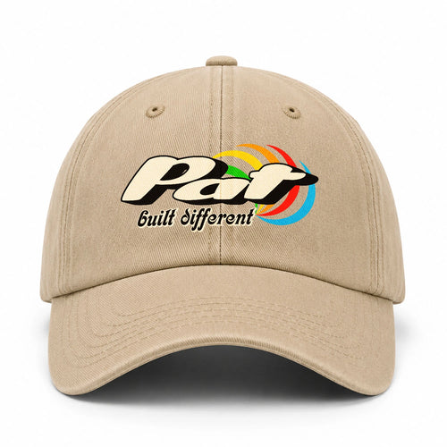Your Name Built Different Retro Washed Cap PAT 13K1 C55PF