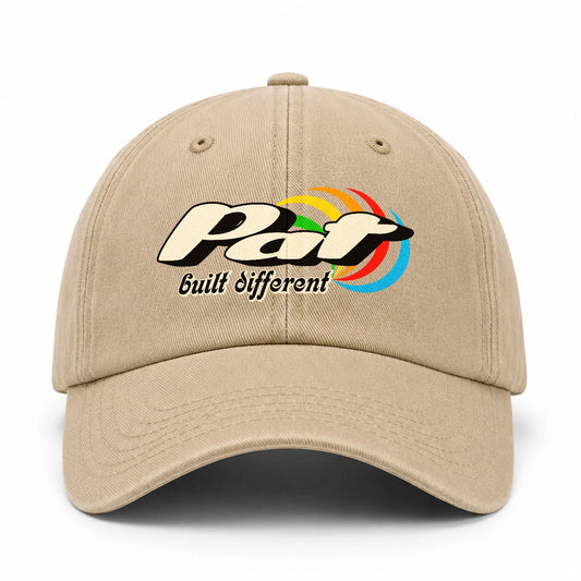 Your Name Built Different Retro Washed Cap PAT 13K1 C55PF
