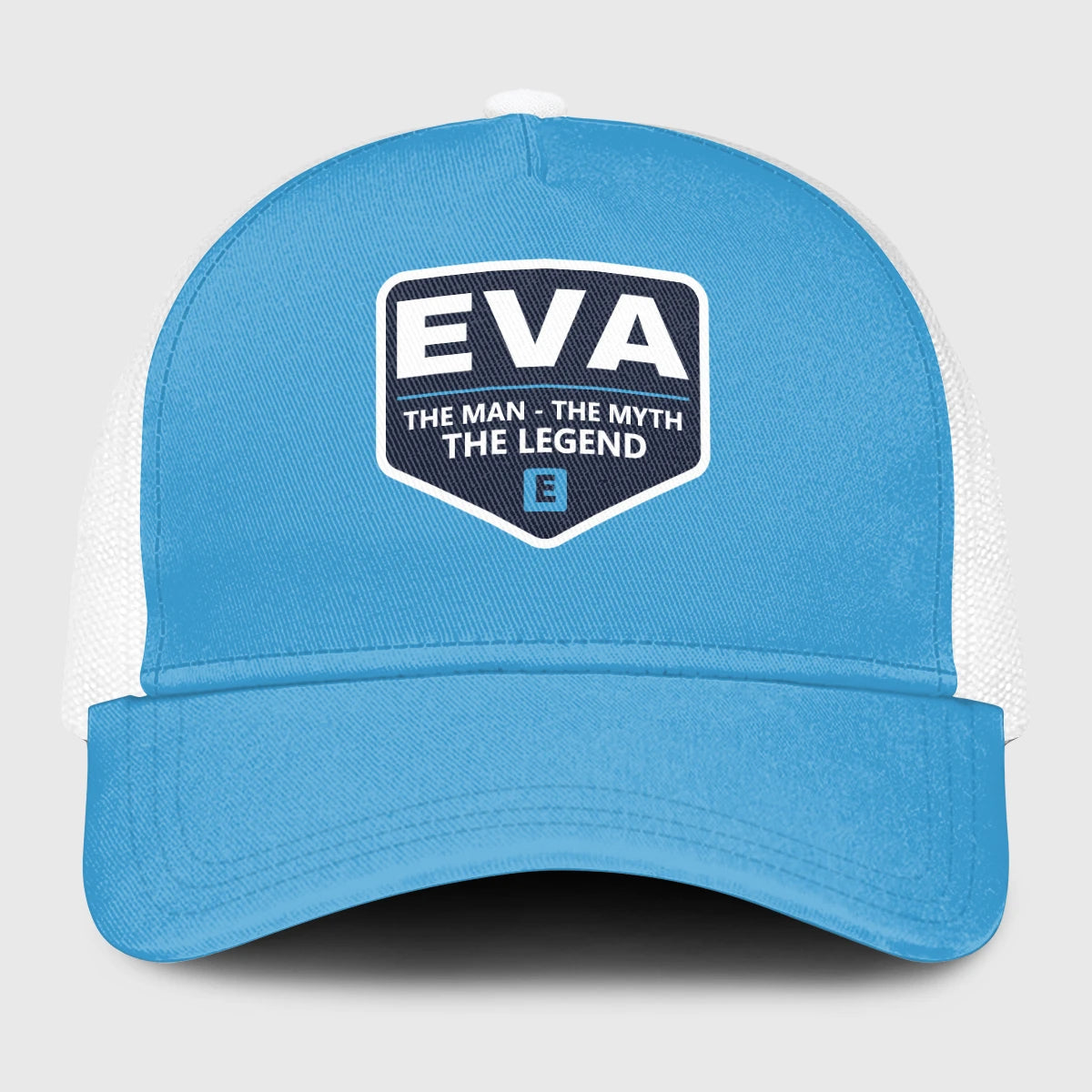 The Man The Myth The Legend Light Blue Mesh Cap EVA 13K1 C190PF
