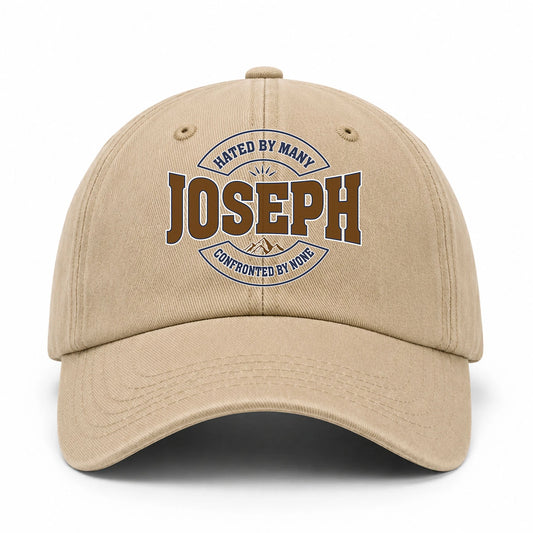 Hated By Many Confronted By None Washed Cap JOSEPH 13K1 C36PF