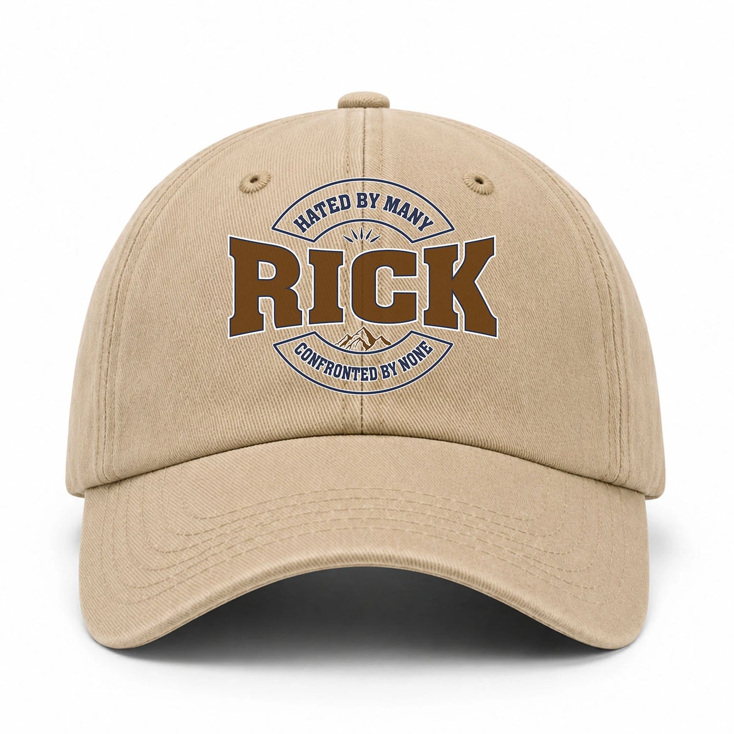 Hated By Many Confronted By None Washed Cap RICK 13K1 C36PF