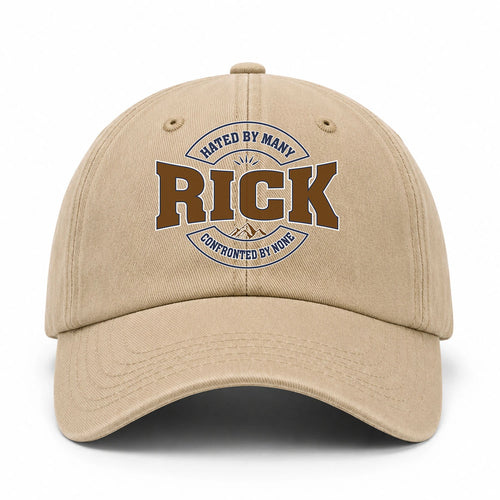 Hated By Many Confronted By None Washed Cap RICK 13K1 C36PF