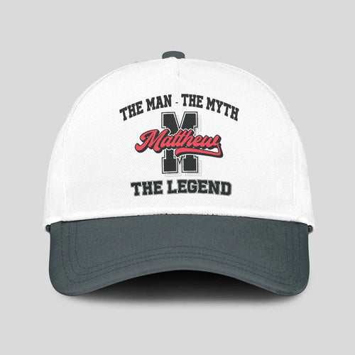 The Man The Myth The Legend Custom Initial Letter And Name Cap MATTHEW 13K1 C38PF