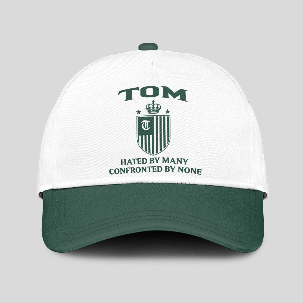 Hated By Many Confronted By None Luxury Logo Cap TOM 13K1 C41PF