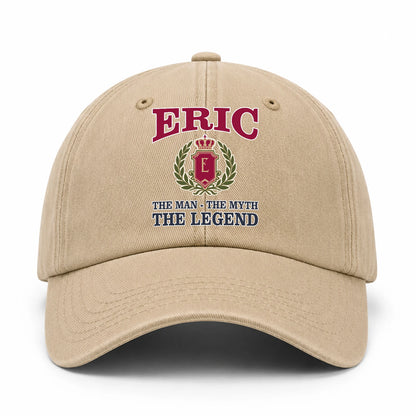 The Man The Myth The Legend Royal Khaki Cap ERIC 13K1 C116PF
