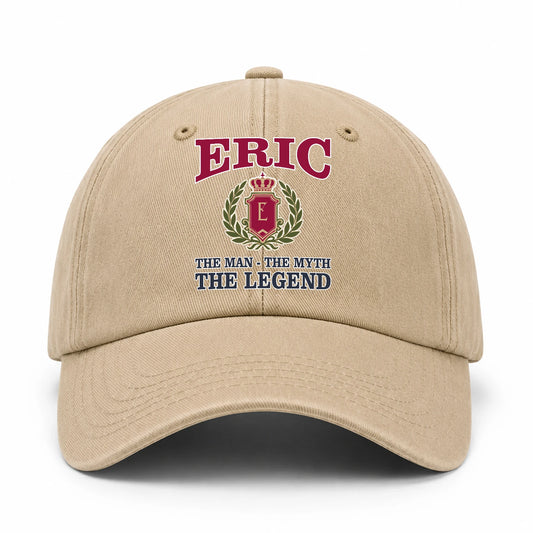 The Man The Myth The Legend Royal Khaki Cap ERIC 13K1 C116PF