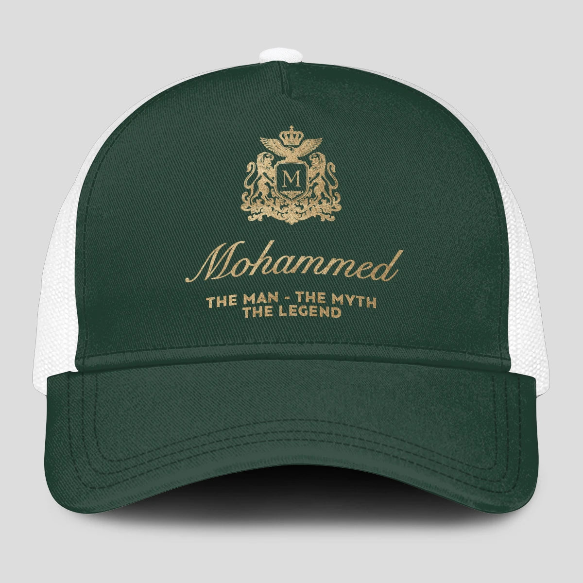 The Man The Myth The Legend Sage Green Mesh Cap MOHAMMED 13K1 C192PF