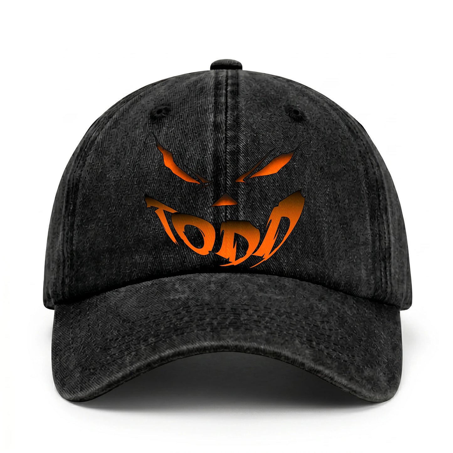 Stay Hungry Pumpkin Chasing Ghosts Funny Washed Cap TODD 13K1 C101PF