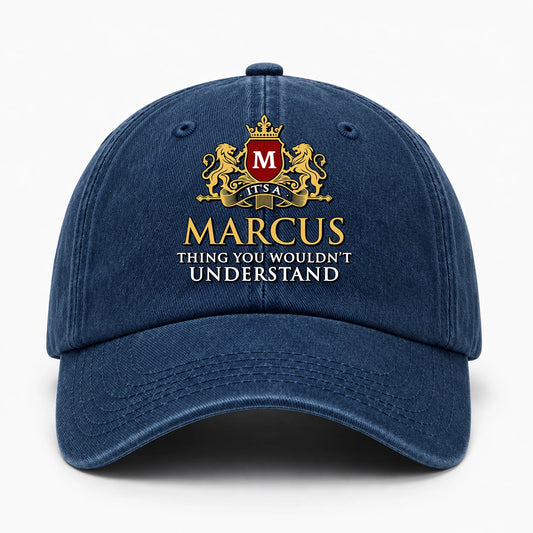 It's A Your Name Thing You Wouldn't Understand Royal Blue Washed Cap MARCUS 13K1 C184PF