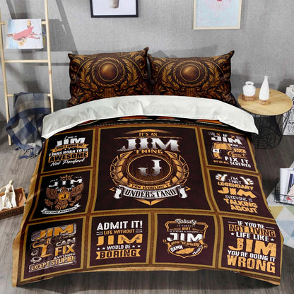 JIM Limited Edition Personalized Bedding Set 13K1-BS3