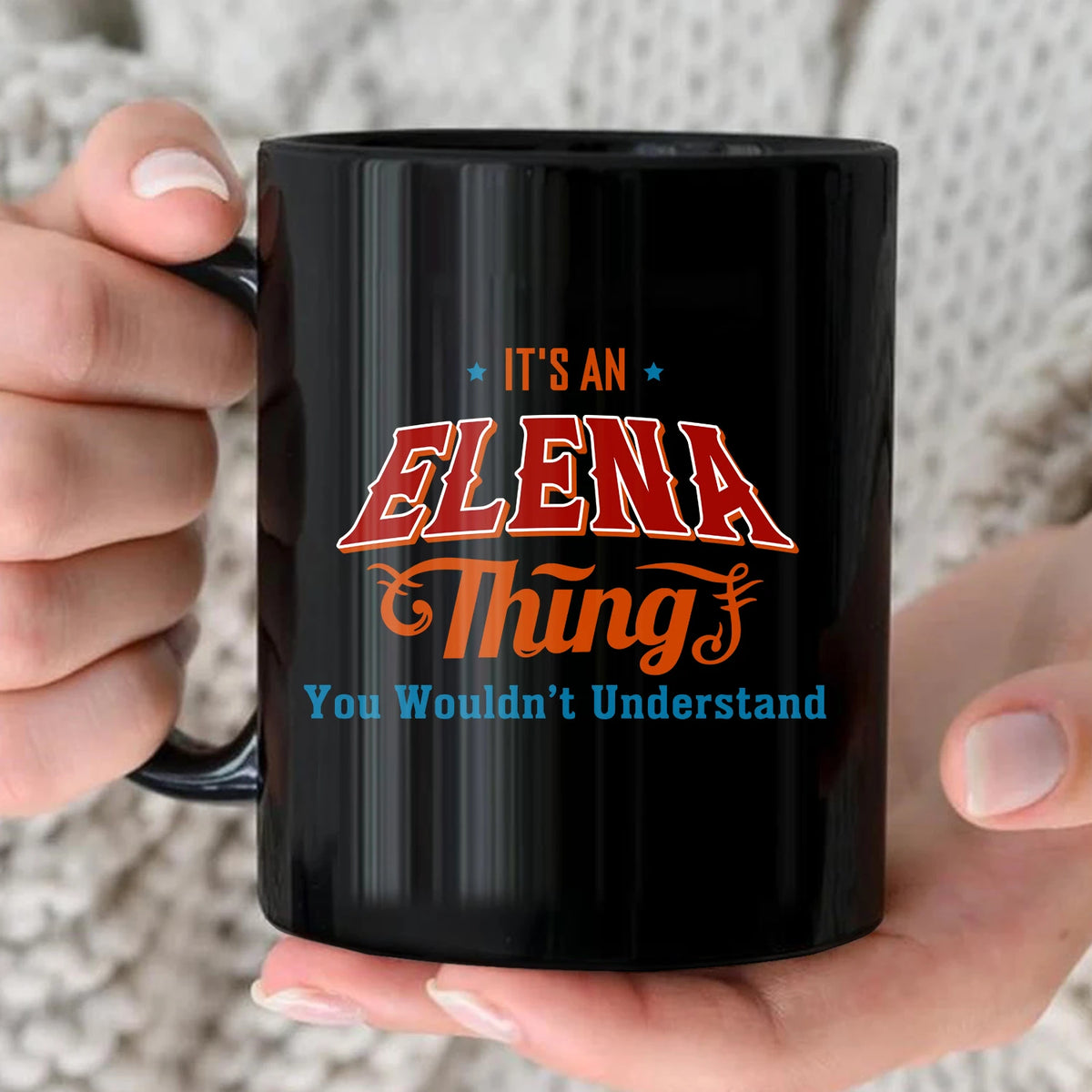 It's A Your Name Thing You Wouldn't Understand Retro Mug ELENA 13K1 MG26