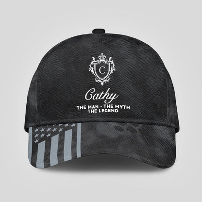 The Man The Myth The Legend America Black Camo Cap CATHY 13K1 C173PF