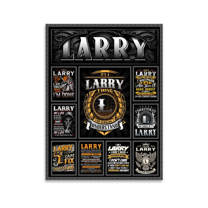 LARRY Personalized Sponge Floor Mat – Custom Printed Home Decor 13K1-AR2