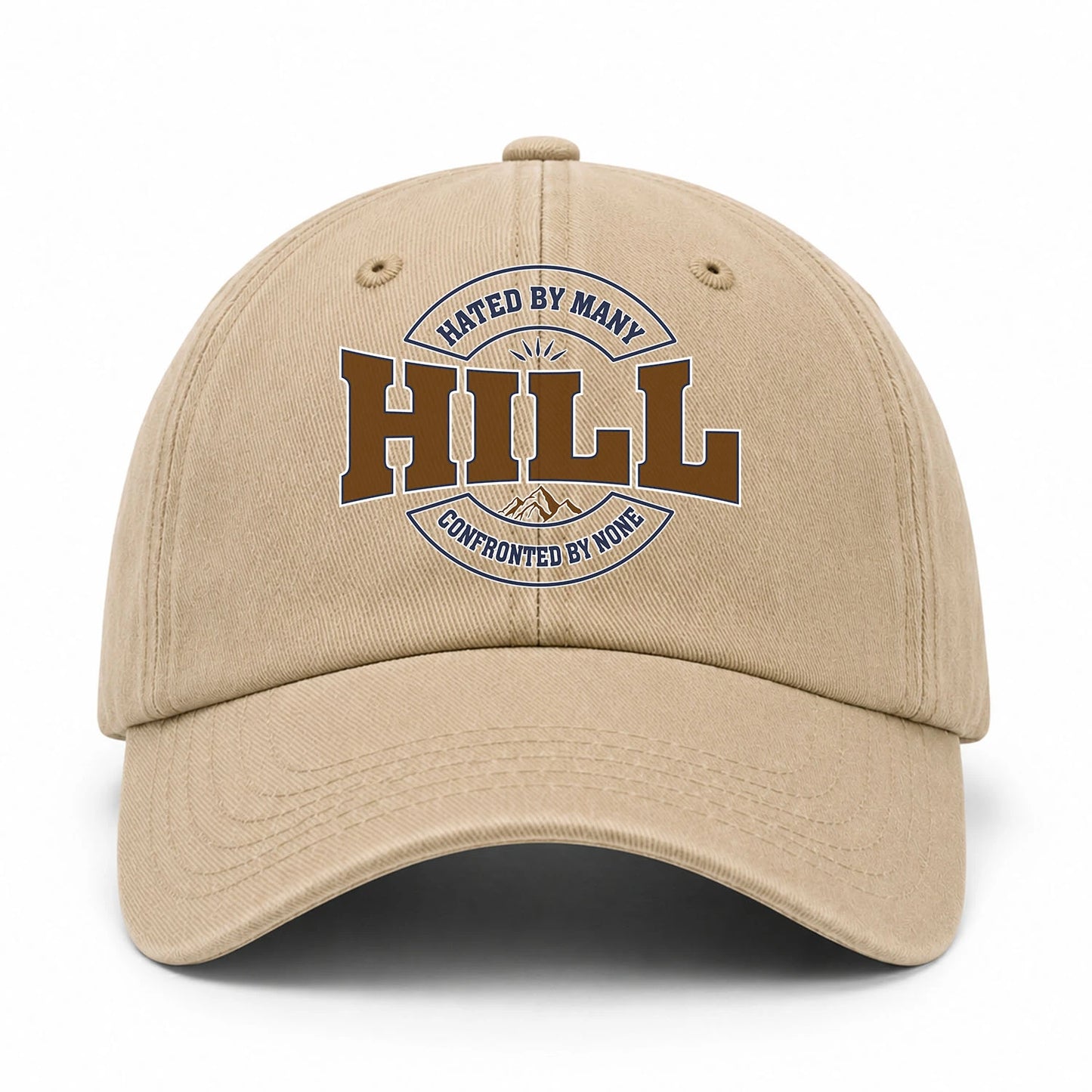 Hated By Many Confronted By None Washed Cap HILL 13K1 C36PF
