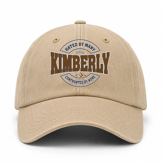 Hated By Many Confronted By None Washed Cap KIMBERLY 13K1 C36PF