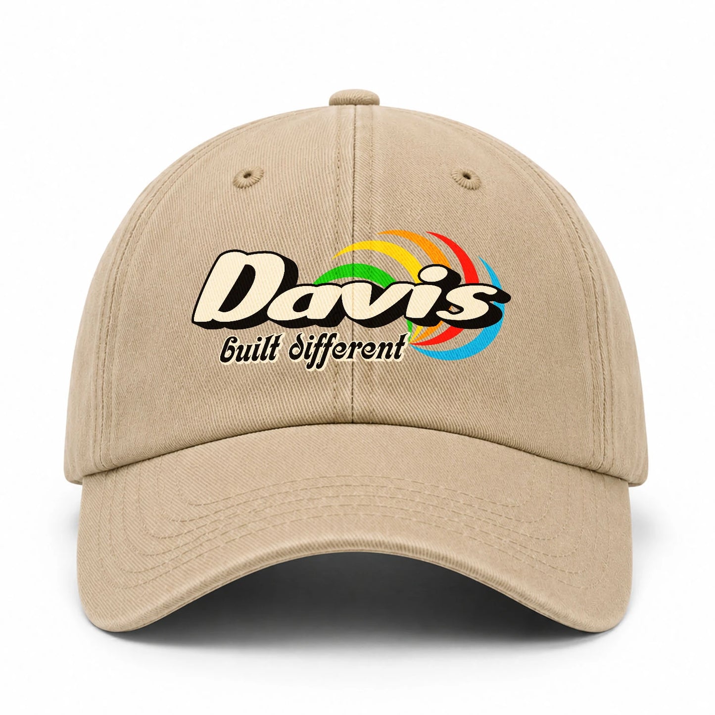 Your Name Built Different Retro Washed Cap DAVIS 13K1 C55PF