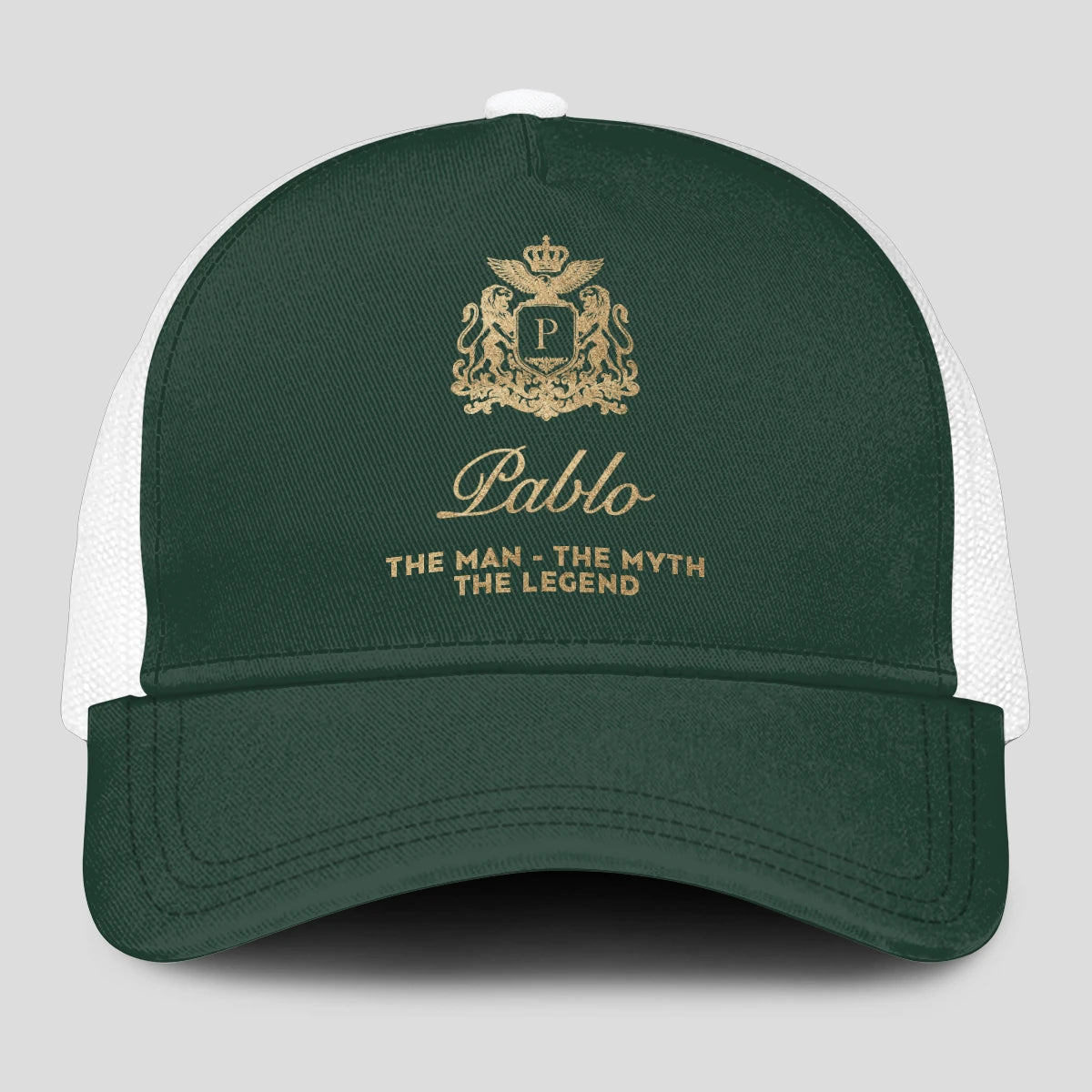 The Man The Myth The Legend Sage Green Mesh Cap PABLO 13K1 C192PF