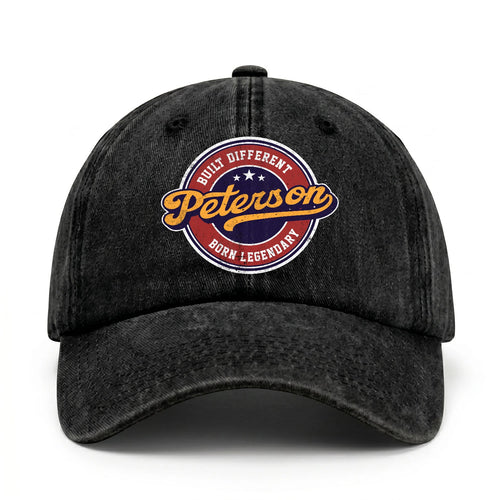 Built Different Born Legendary Logo Washed Cap PETERSON 13K1 C65PF