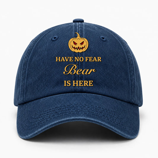 Have No Fear Your Name Is Here Jack O' Lantern Washed Cap BEAR 13K1 C165PF