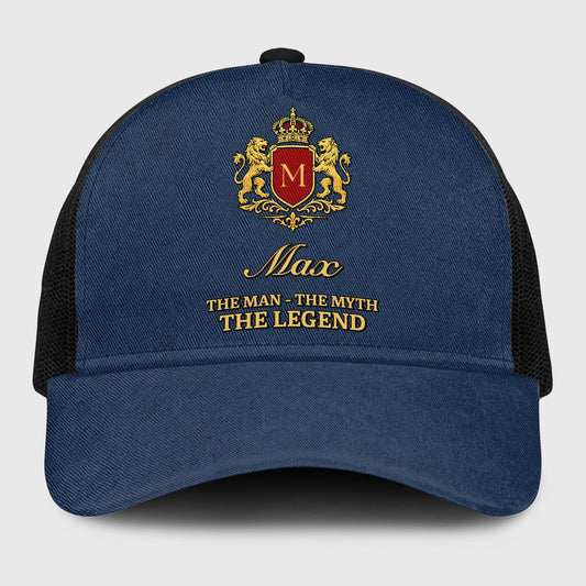 The Man The Myth The Legend Royal Blue Mesh Cap MAX 13K1 C187PF