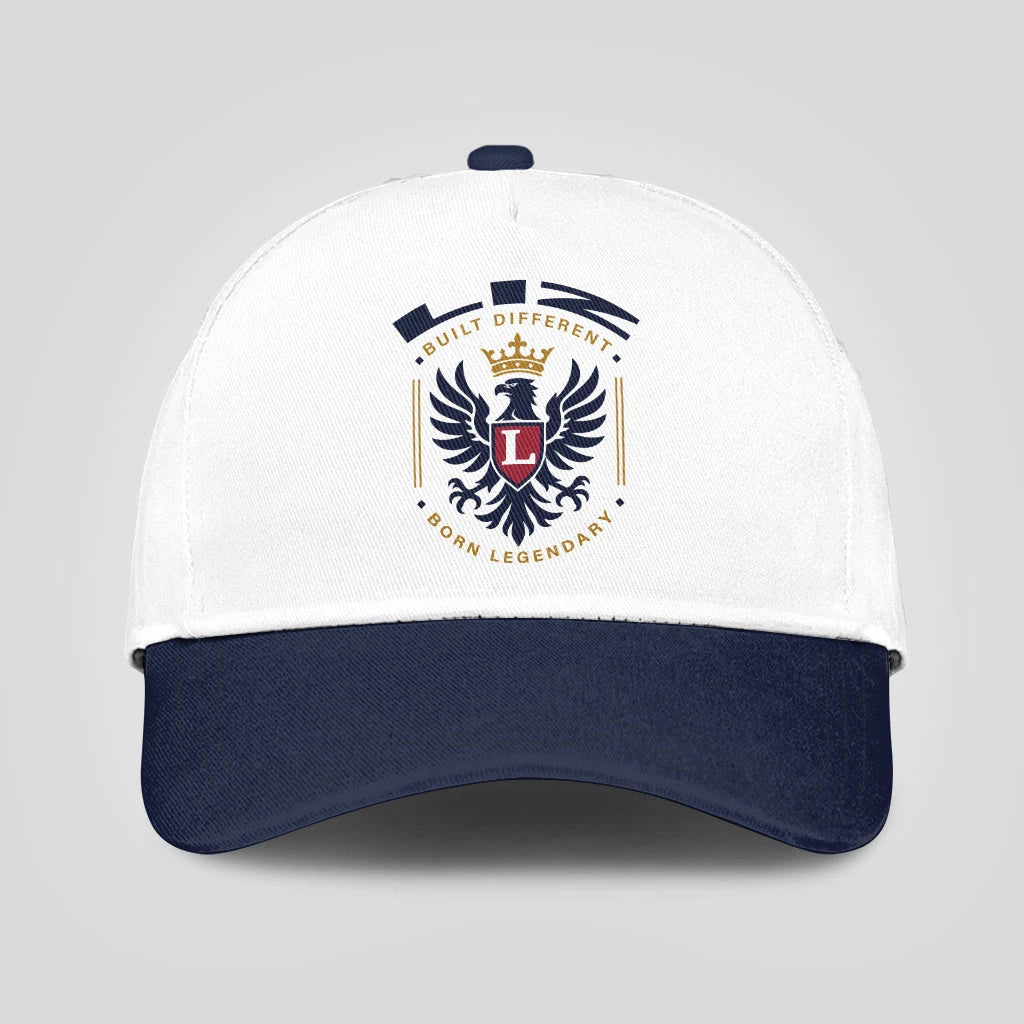 Built Different Born Legendary Elegant Blue And White Cap LIZ 13K1 C76PF
