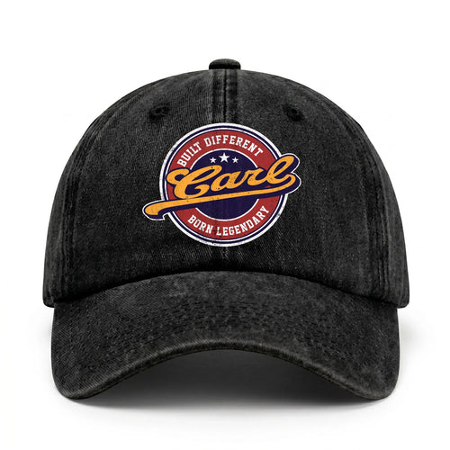 Built Different Born Legendary Logo Washed Cap CARL 13K1 C65PF