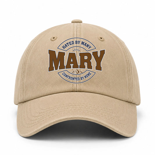 Hated By Many Confronted By None Washed Cap MARY 13K1 C36PF