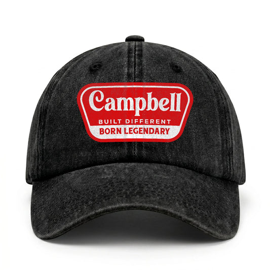Built Different Born Legendary Red Logo Washed Cap CAMPBELL 13K1 C63PF