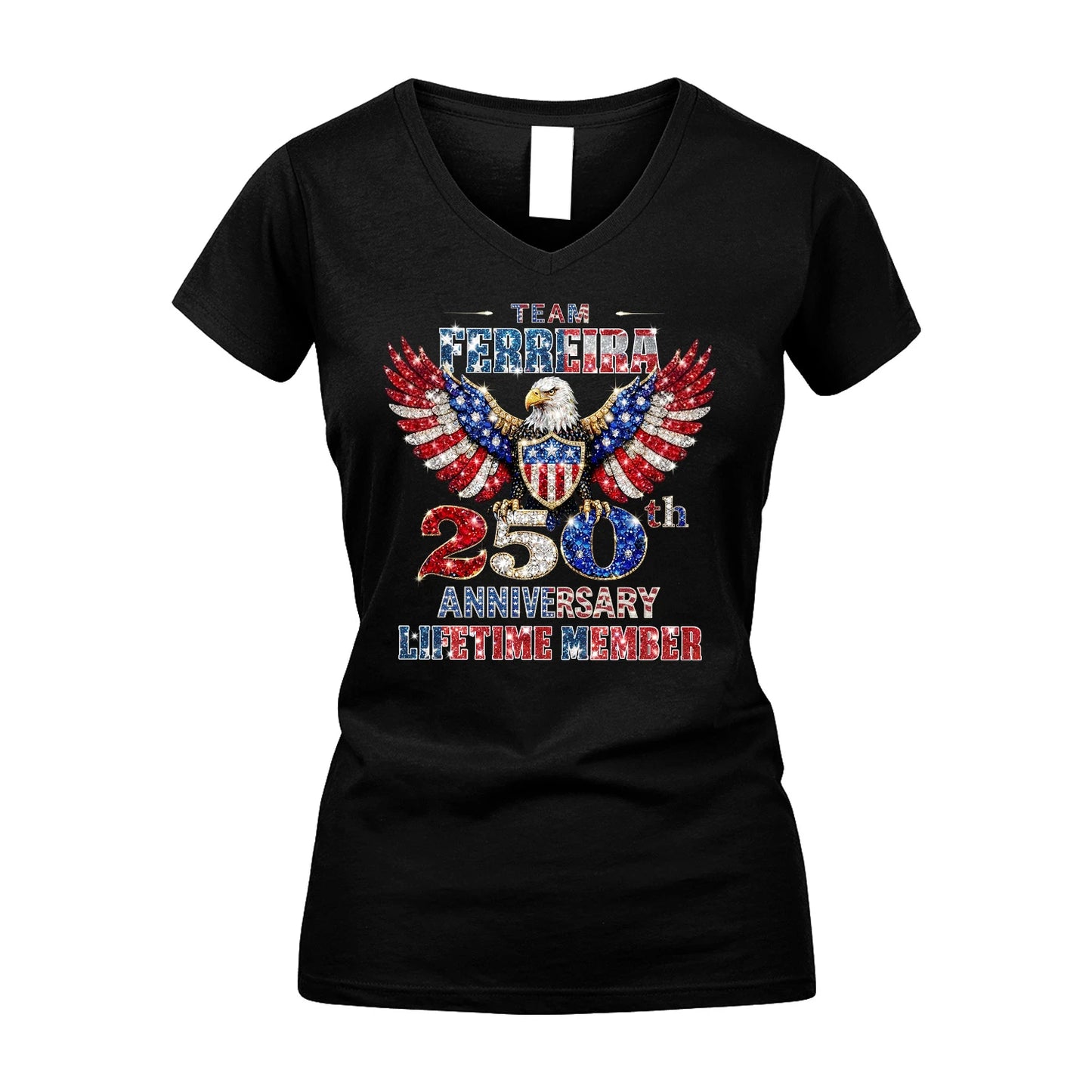 FERNANDO 13K1-523 Personalized "Team...Lifetime Member" America 250 Design